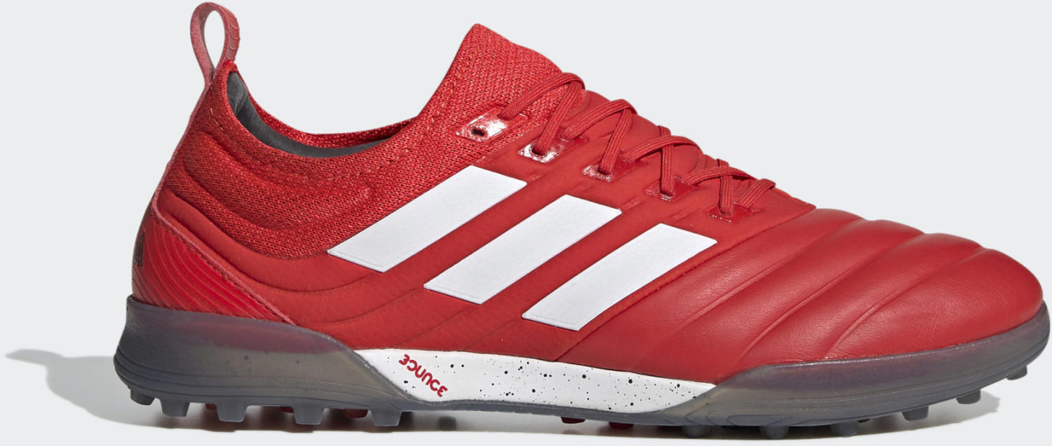 Adidas Copa 20.1 TF Football Boots Active Red / Cloud White / Core Black Leather Men (G28634)