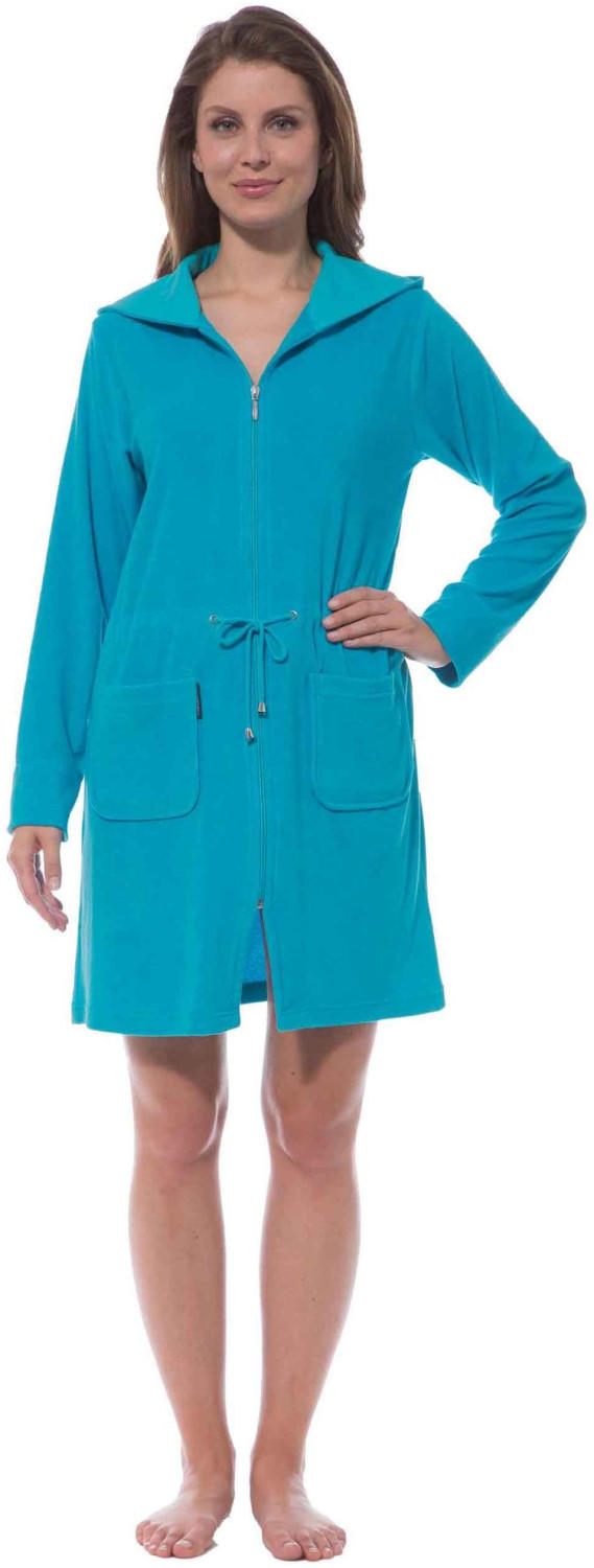 Morgenstern Bathrobe Parka Emily Turquoise