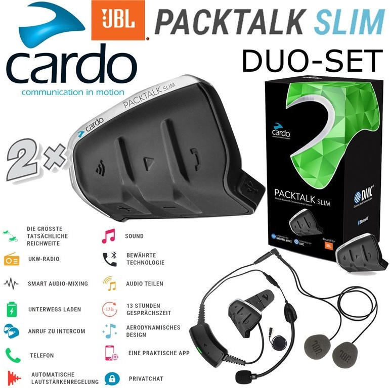 CARDO Packtalk Slim Duo JBL