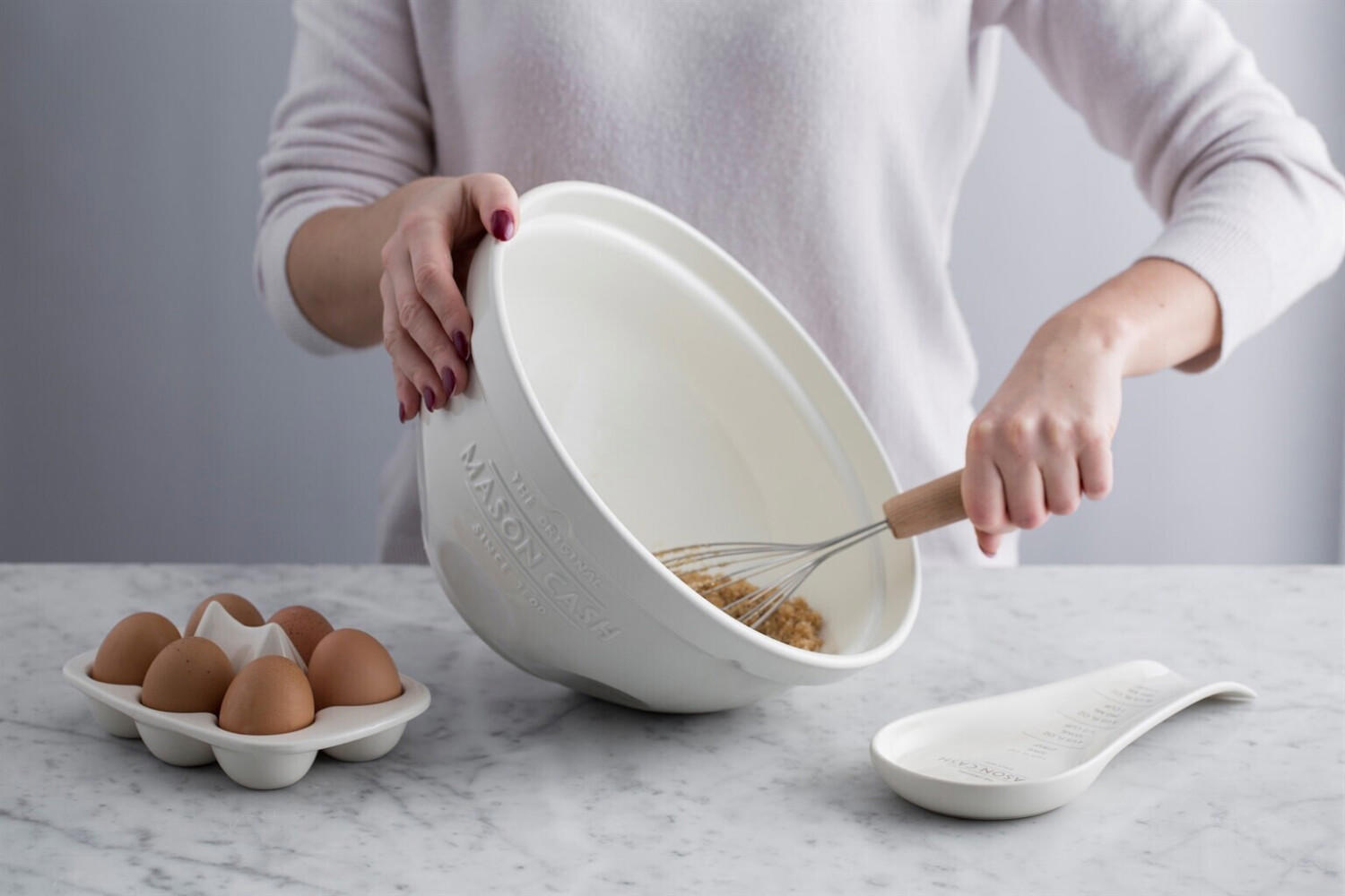 Mason Cash Stoneware mixing bowl , 29 cm white