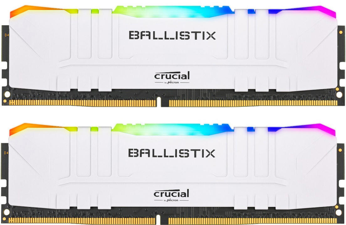 Ballistix TM White RGB 16GB Kit DDR4-3000 CL15 (BL2K8G30C15U4WL)