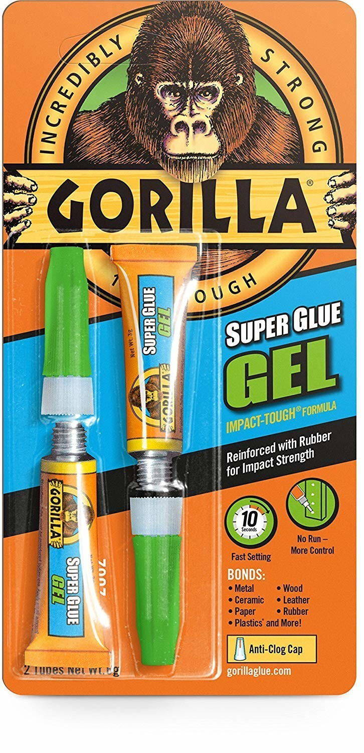 Gorilla Glue Super Glue Gel 2 x 3 g