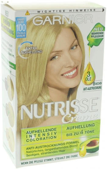 Garnier Nutrisse Nourishing Color Creme 100 Extra Light Natural Blonde