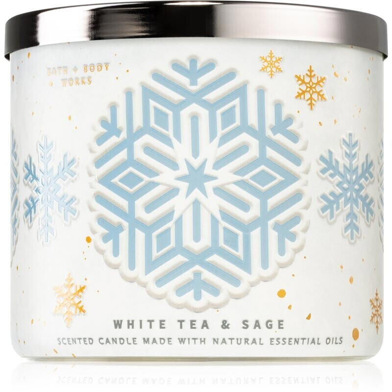 Bath & Body Works White Tea & Sage Snowflake 411g