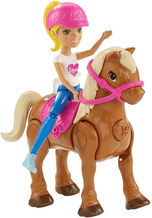Mattel Barbie On The Go - Caramel Pony and Doll