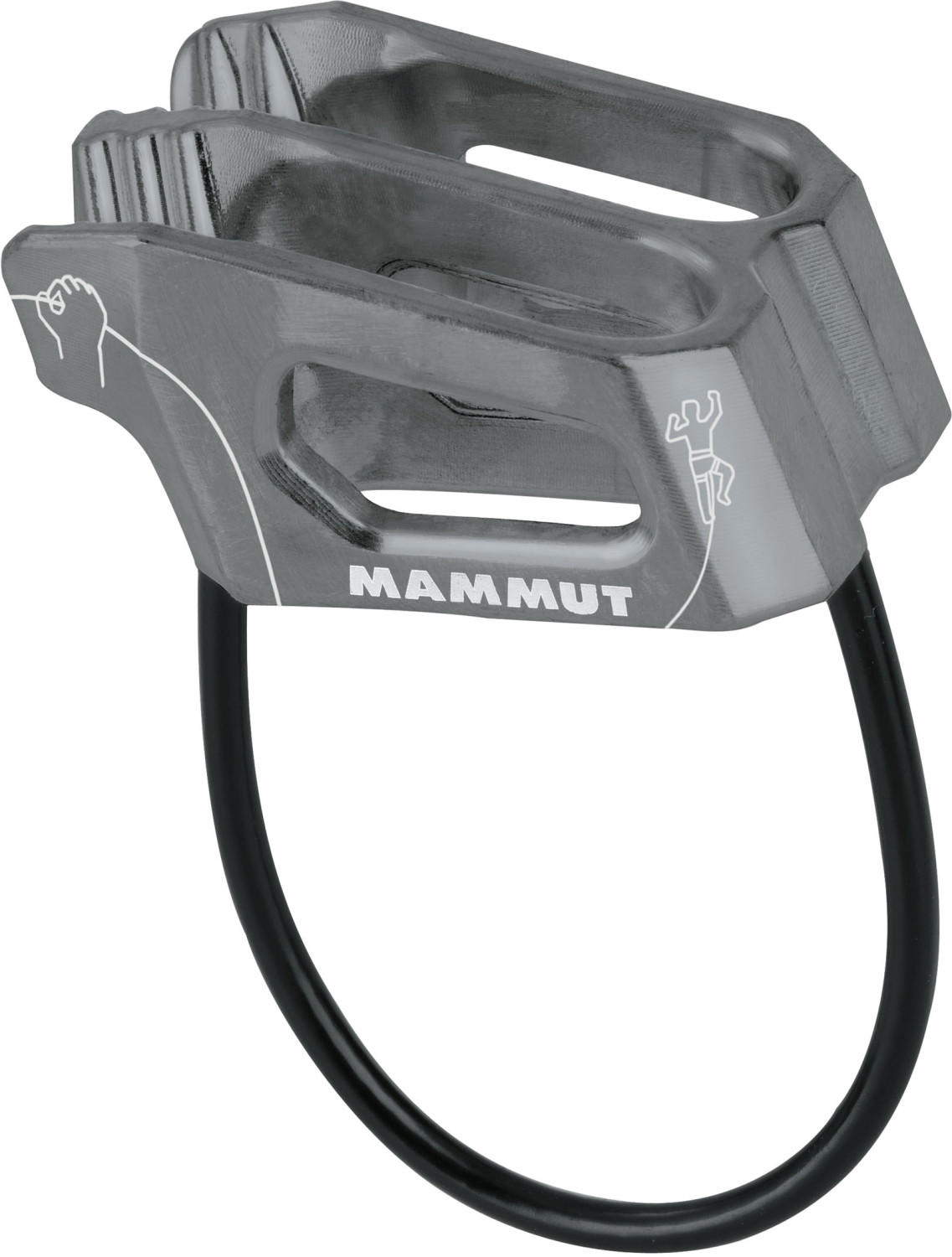 Mammut Crag Light Belay grey