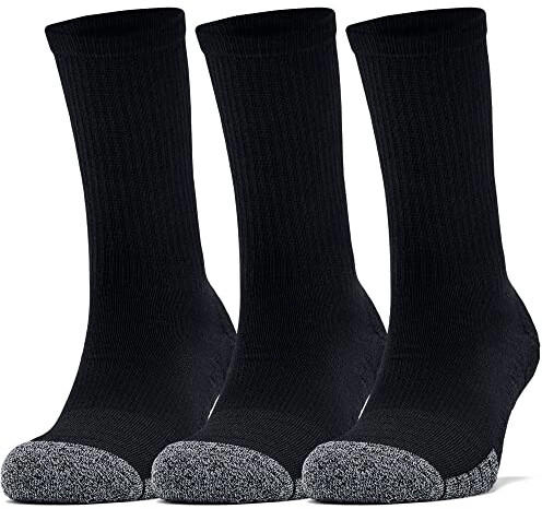 Under Armour 3-Pack Heatgear Crew Socks (134675) black