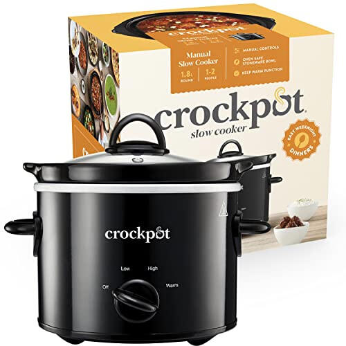 Crock-Pot 1.8L Slow Cooker - Black