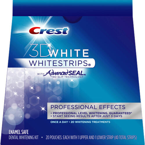 Crest 3D White Whitestrips Professional Effects