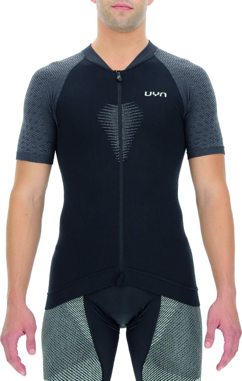 UYN MAN Biking Granfondo OW Shirt Short Sleeve blackboard/charcol