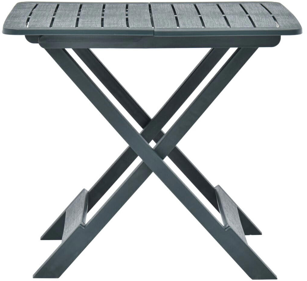 vidaXL Garden Table Foldable in Green Plastic