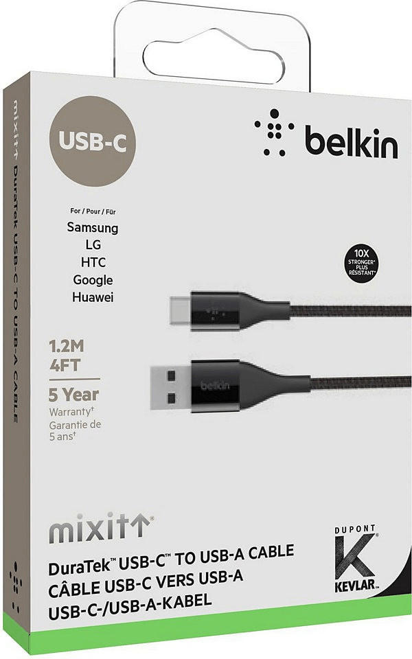 Belkin MIXIT DuraTek USB-C to USB-A 1.2 m