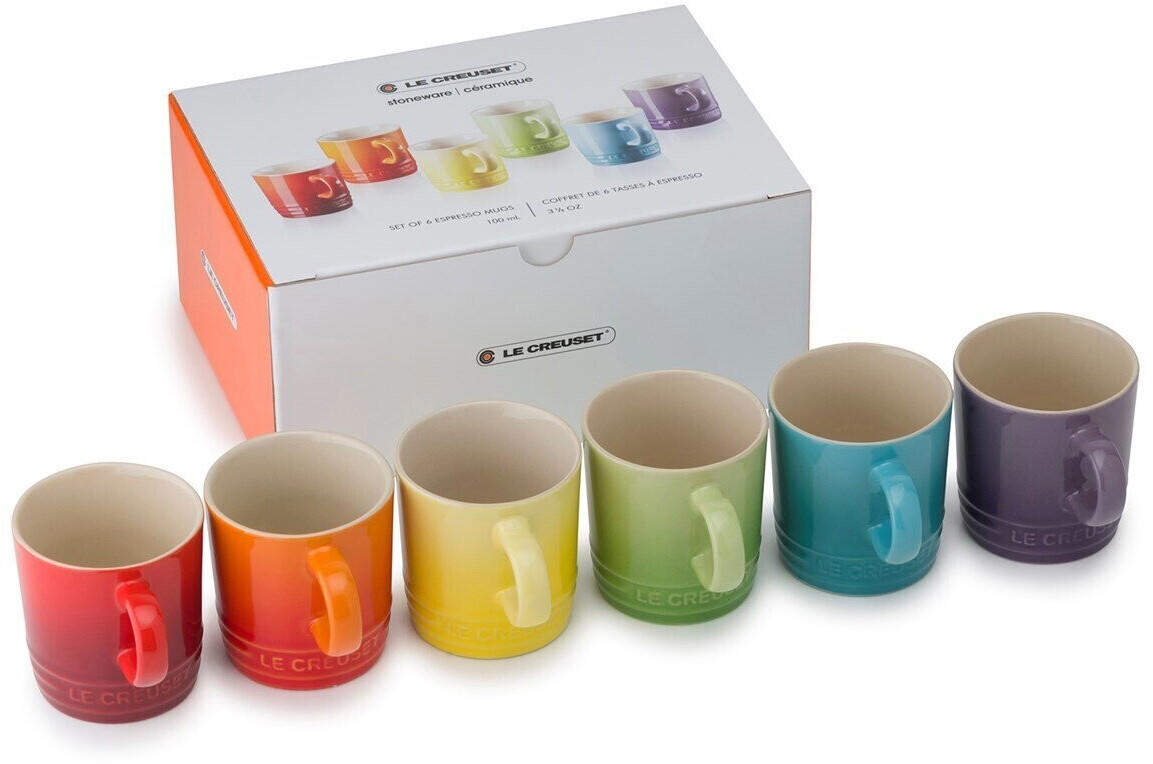 Le Creuset Espresso cup 100 ml rainbow (6pcs.)