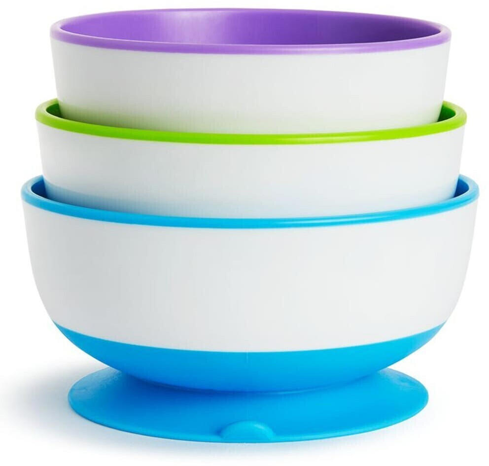 Munchkin Stay Put 3 Suction Bowls