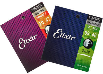 Elixir Strings 80/20 Bronze Nanoweb Extra Light