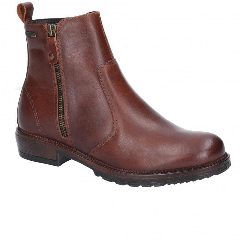 Cotswold Ashwicke Leather Ankle Boots Brown