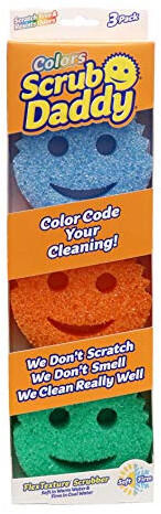 Scrub Daddy Household sponge colors SDC3CTX12