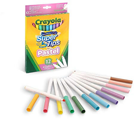 Crayola SuperTips Washable Markers Pastel (12 pcs.)