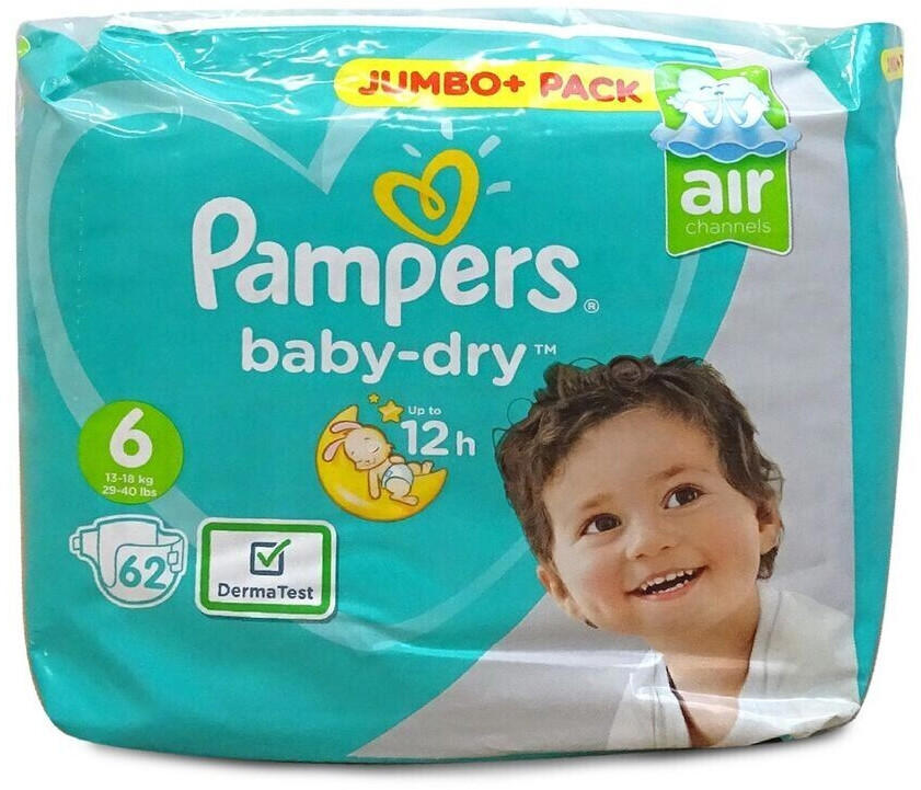 Pampers Baby Dry Size 6 (13-18 kg) 62 pcs.