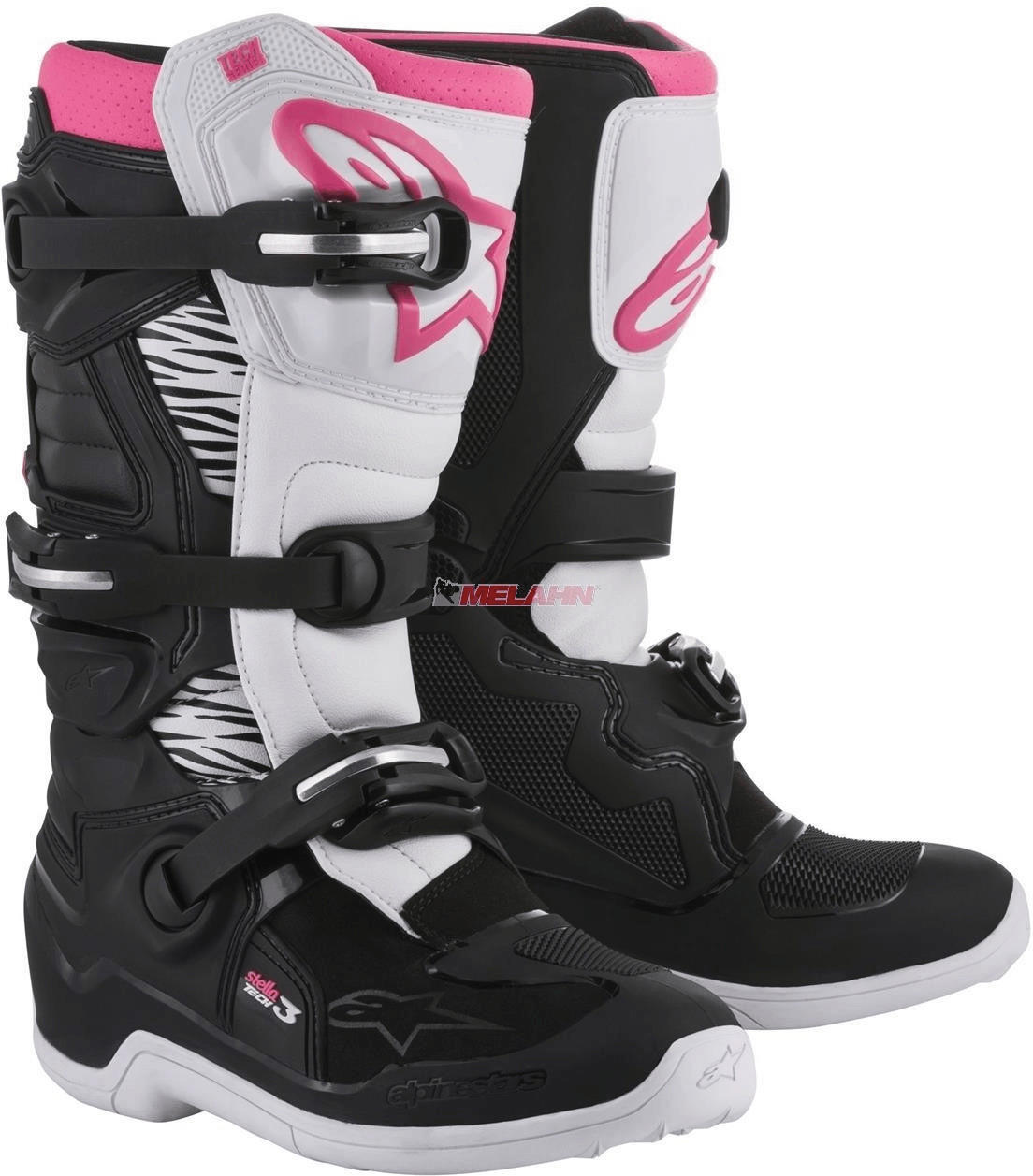 Alpinestars Stella Tech 3 Women's Boot black/white/pink