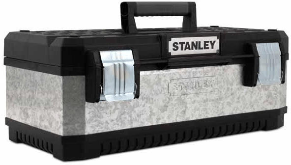 Stanley Galvanised Metal-Plastic Toolbox (1-95-618)