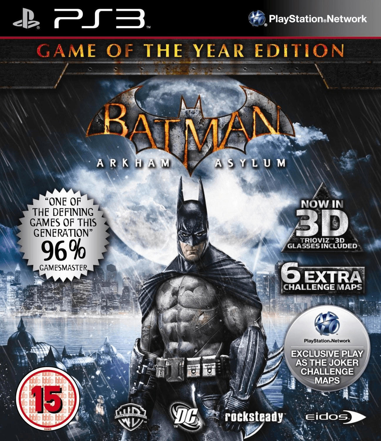 Batman: Arkham Asylum - Game of the Year Edition (PS3)