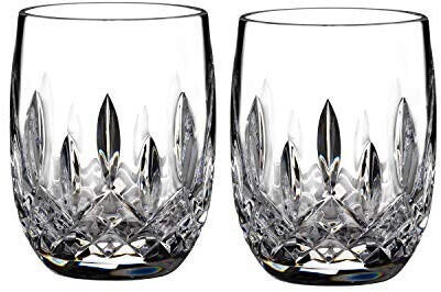 Waterford 40003434 Lismore drinking glass, rounded, approx. 200 ml, lead crystal, approx. 200 ml, 2 pieces