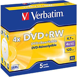 Verbatim DVD+RW Matt Silver