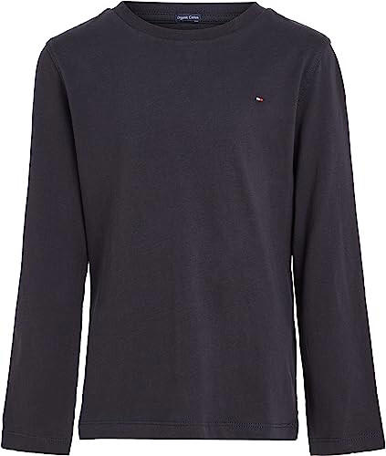 Tommy Hilfiger Long-Sleeve Organic Cotton T-Shirt (KB0KB04141) sky captain