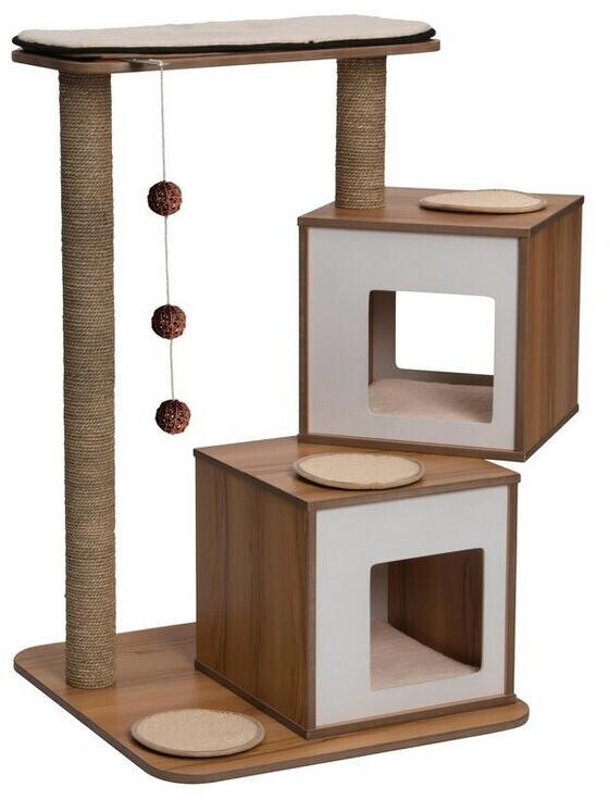 Vesper Cat Tree V-Double 65x65x103,5cm walnut