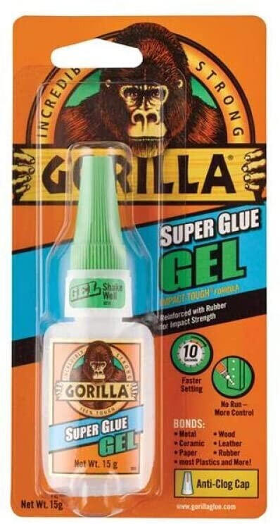 Gorilla Surf 7600101 Super Glue Gel 15 Gram (2 Pack)