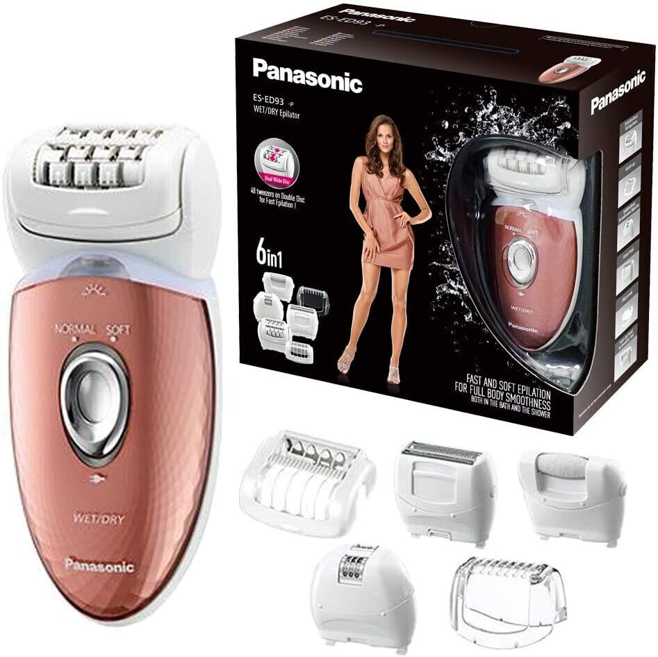 Panasonic Panasonic ES-ED93 Wet and Dry Cordless 6-in-1 Epilator