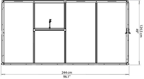 Palram Lean To 8 x 4