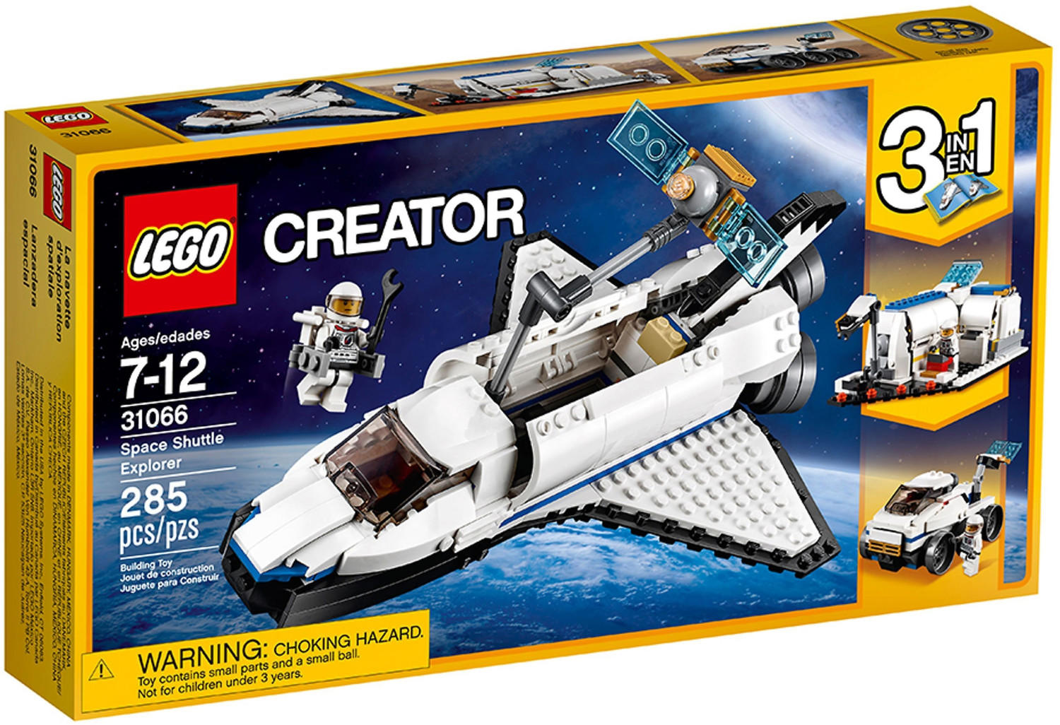 LEGO Creator - 3 in 1 Space Shuttle Explorer (31066)