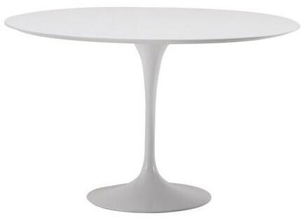 Knoll Saarinen dining table 120x 73x120 cm white/laminate/frame white white frame white