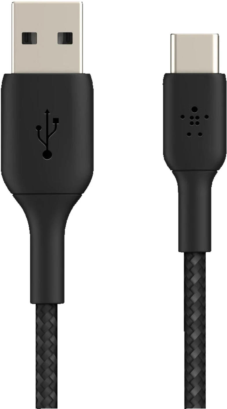 Belkin USB-A TO USB-C BRAIDED 1M Black