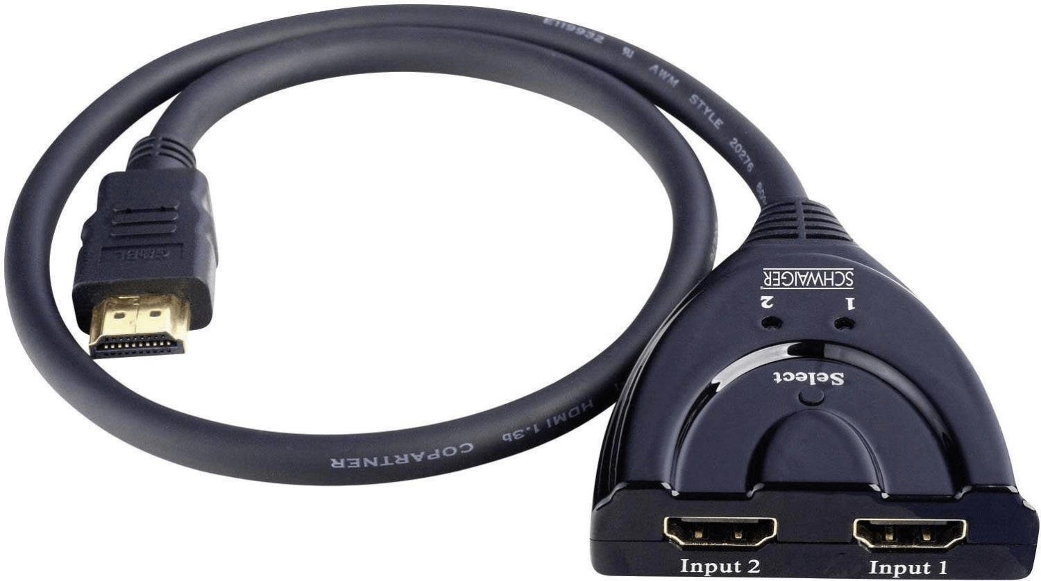 Schwaiger HDMI21A HDMI Switch 2x1