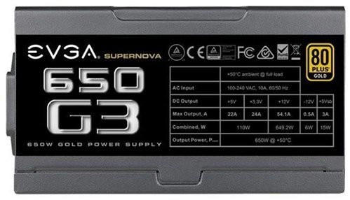 EVGA SuperNOVA G3 650