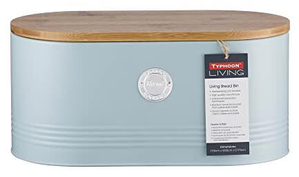 Typhoon Living Bread Bin with Bamboo Lid