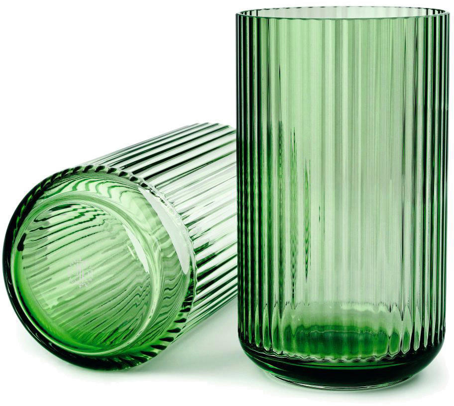 Lyngby Porcelæn Glass Vase 25cm