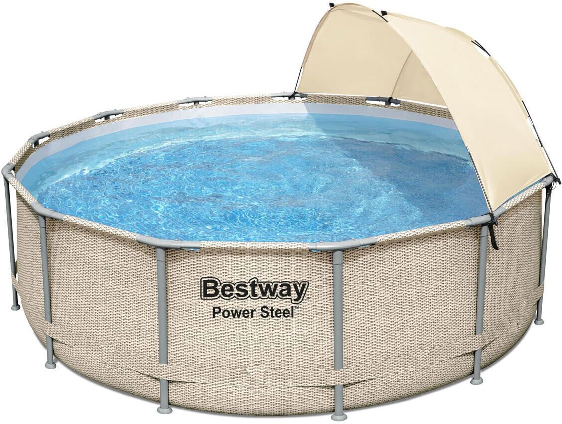 Bestway Power Steel Pool Set Ø 396 x 107 cm with Pump (5614V)