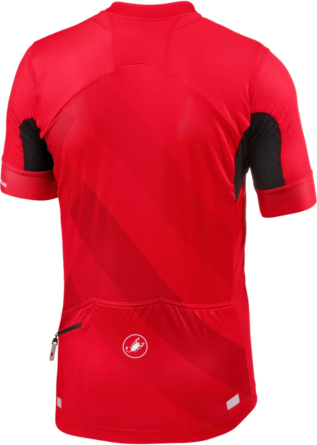 Castelli Free Aero Race 4.1 Jersey Full Zip red