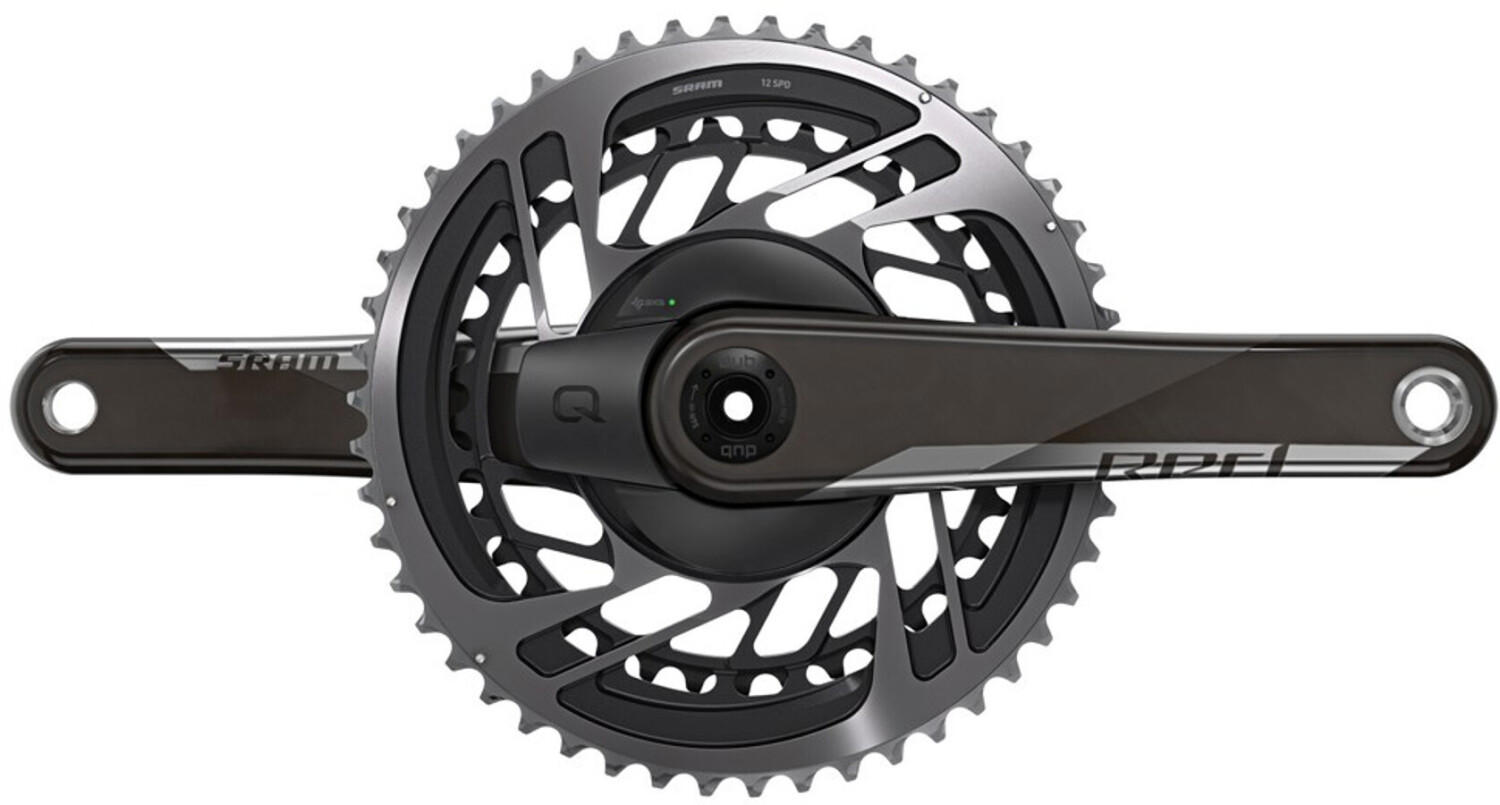 SRAM RED AXS Quarq D1 Powermeter Crankset 48-35T DUB black 175mm