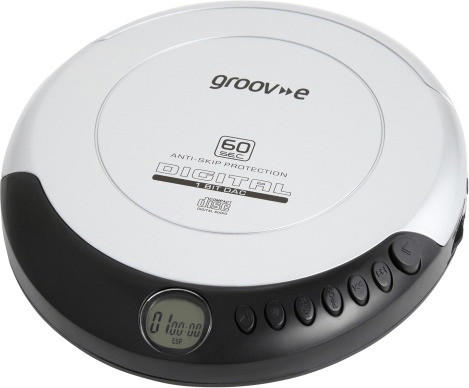 Groov-e Retro Series Personal CD Player Silver