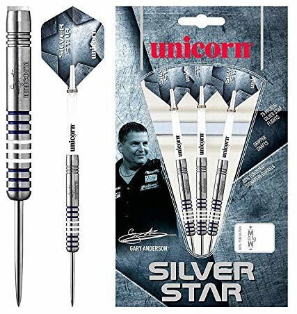 Unicorn Darts Silver Star Gary Anderson 80% Tungsten Steeltip