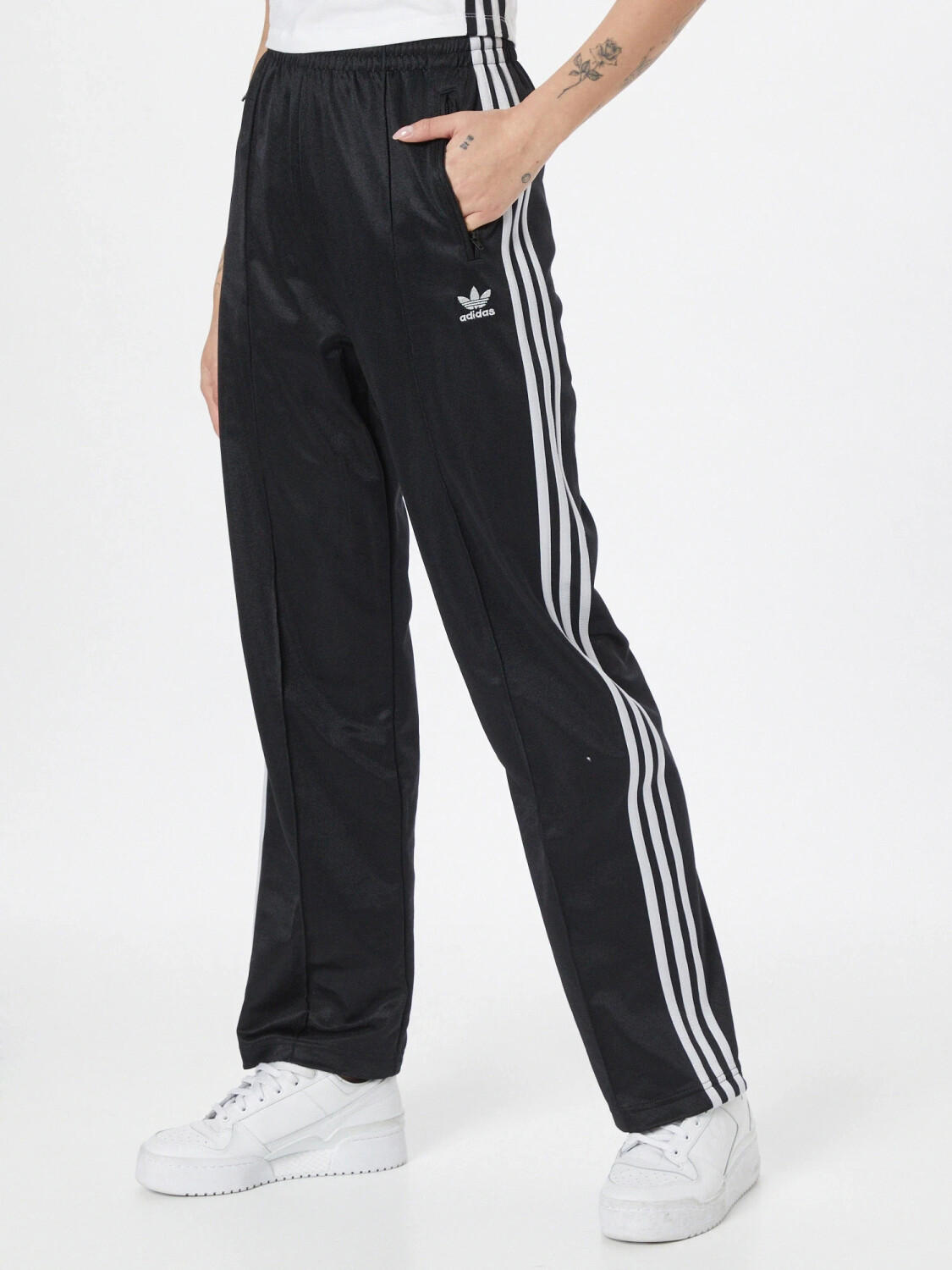 Adidas adicolor Classics High-Shine Straight-Leg Track Pants black