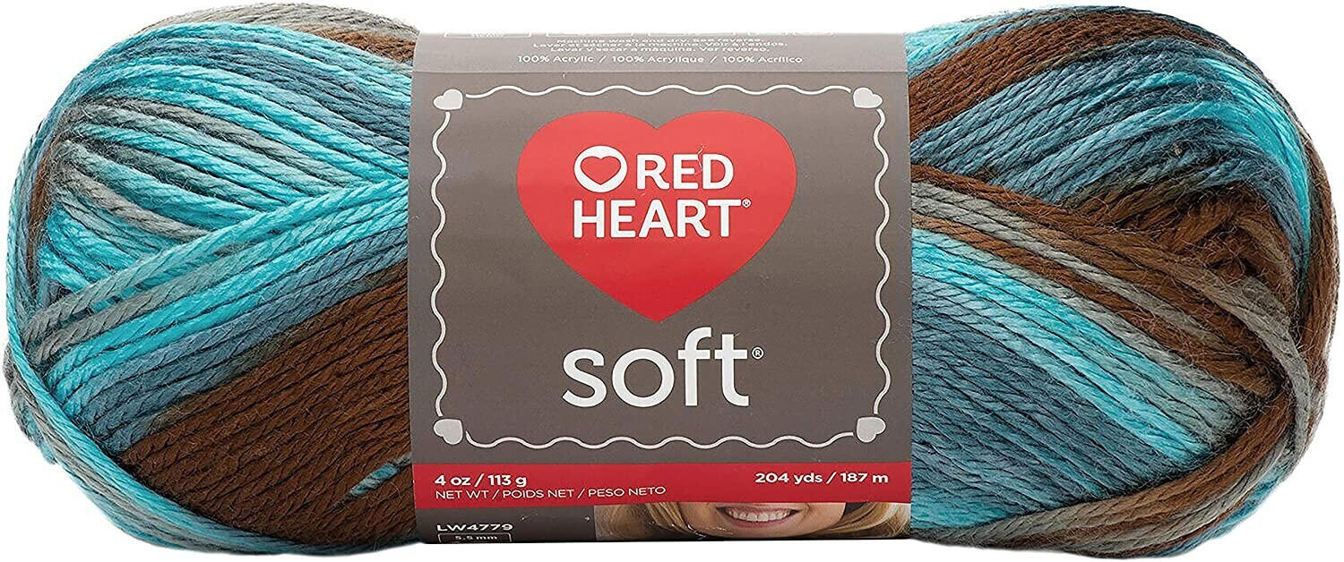 Red Heart Soft Yarn waterscape