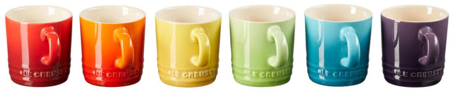 Le Creuset Espresso cup 100 ml rainbow (6pcs.)