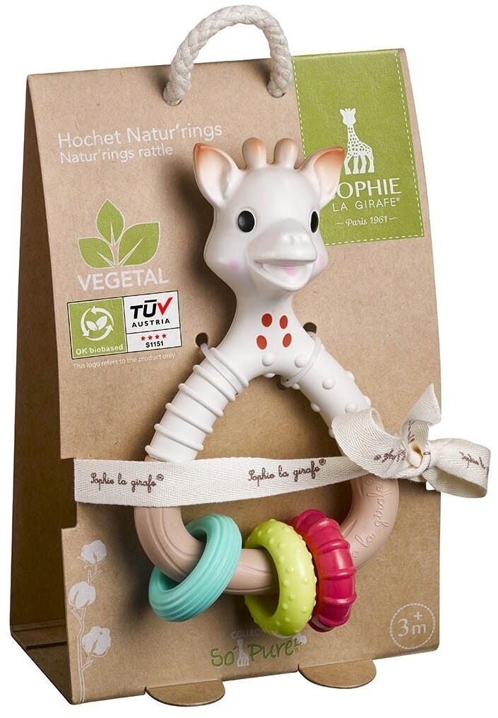 Vulli Sophie la girafe So'Pure Natur'rings rattle