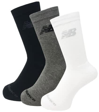 New Balance 3-Pack Cotton Cuschioned Crew Socks (LAS95363)